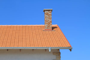 a lovely masonry chimney